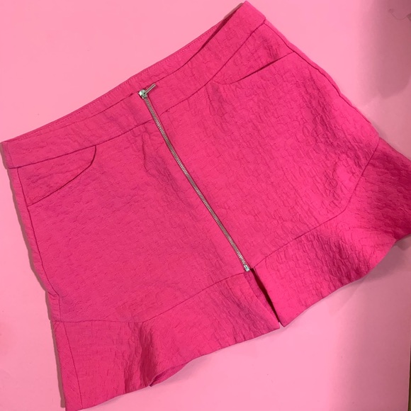 Zara Dresses & Skirts - Zara Pink Mini Skirt (NEW)